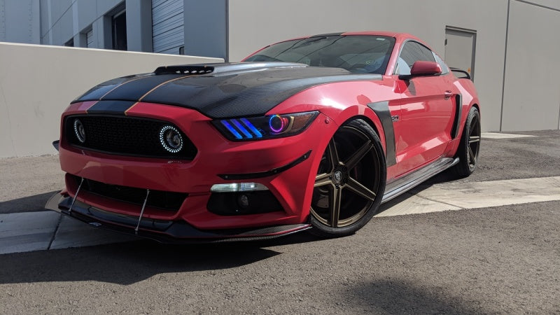 ORACLE Lighting 1335-332 Oracle 15-17 Ford Mustang V6/GT/Shelby Dynamic DRL w/ Halo Kit - ColorSHIFT - Dynamic SEE WARRANTY