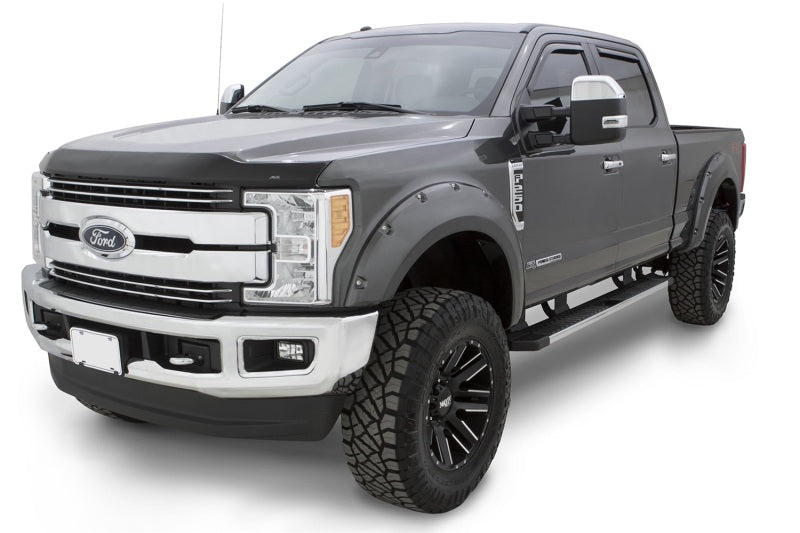 Bushwacker 20942-12 17-18 Ford F-250 Super Duty Pocket Style Flares 4pc - Oxford White