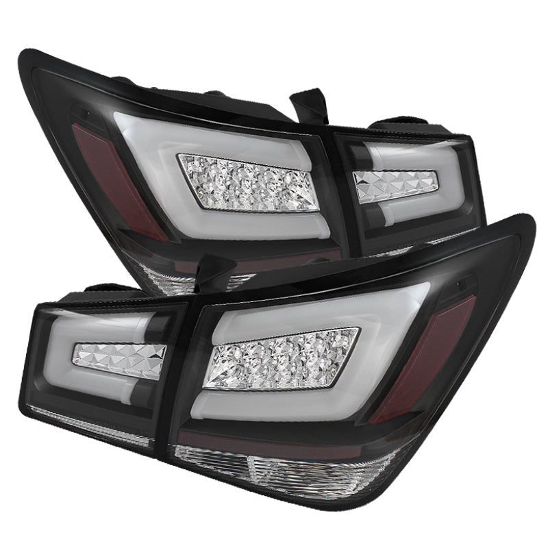 SPYDER 5076595 Spyder Chevy Cruze 2011-2014 Light Bar LED Tail Lights Black ALT-YD-CCRZ11-LBLED-BK