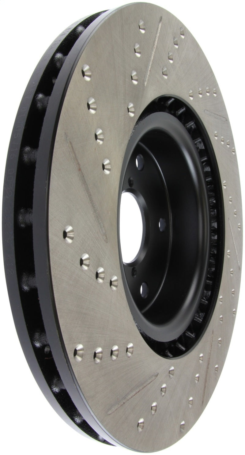 Stoptech 127.47022L StopTech 05-10 Subaru Impreza WRX/STi Slotted & Drilled Left Front Rotor