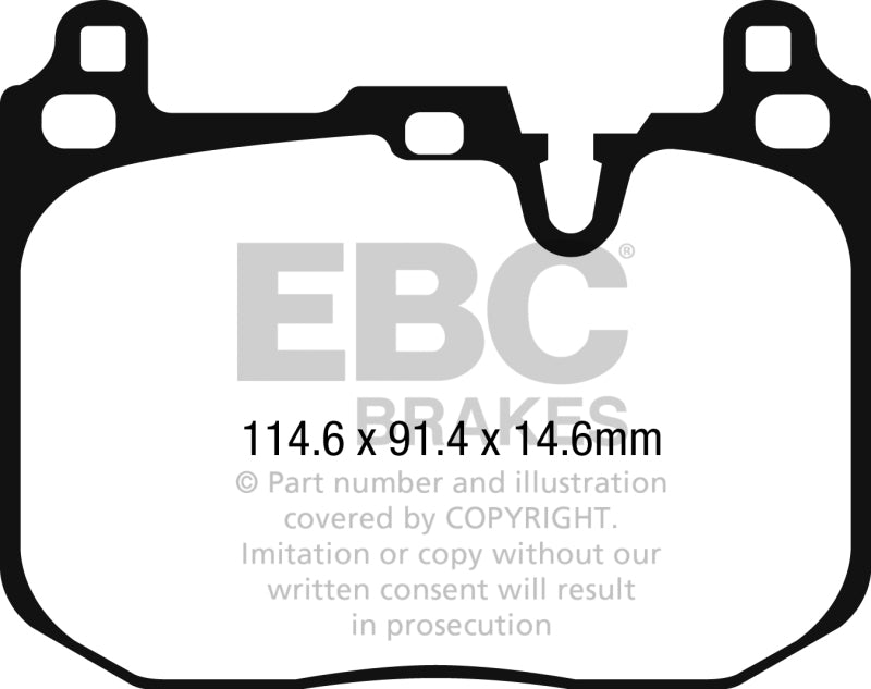 EBC DP42271R 2015+ Mini Cooper John Cooper Works Yellowstuff Front Brake Pads