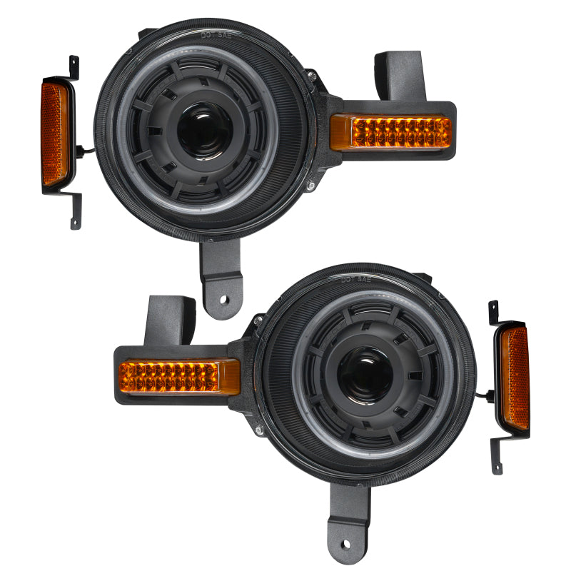 ORACLE Lighting 5886-023 Oracle 2021+ Ford Bronco Oculus Bi-LED Projector Headlights - Amber/White Switchback SEE WARRANTY