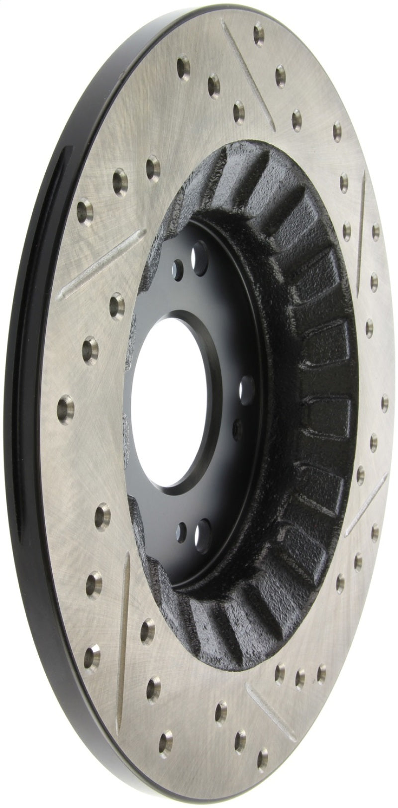 Stoptech 127.40050R StopTech 00-09 S2000 Slotted & Drilled Right Rear Rotor