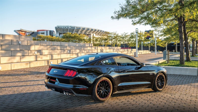 CORSA Performance 14335 Corsa 2015-2017 Ford Mustang GT 5.0 3in Cat Back Exhaust Polish Quad Tips (Xtreme)