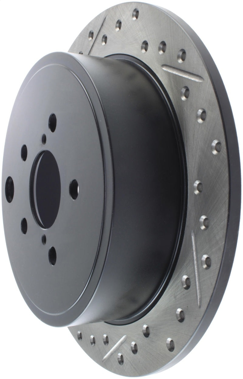 Stoptech 127.47029R StopTech 08-10 Impreza WRX (Exc STi)/08-10 Impreza Coupe/Sedan Slotted & Drilled Right Rear Rotor