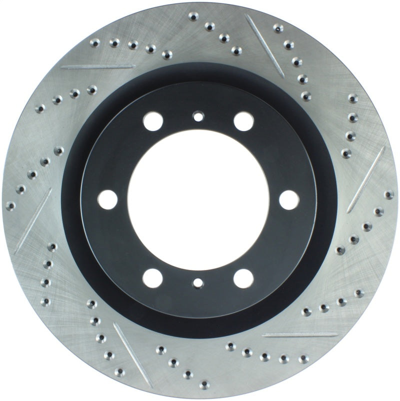 Stoptech 127.44174L StopTech Slotted & Drilled Sport Brake Rotor