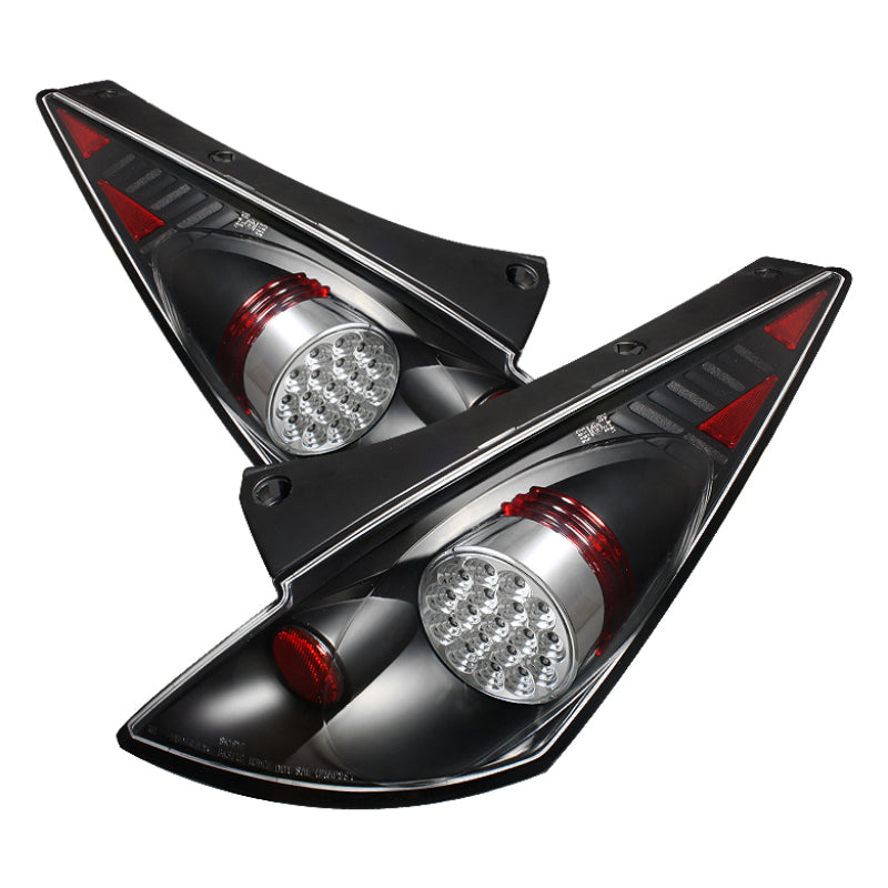 SPYDER 5006714 Spyder Nissan 350Z 03-05 LED Tail Lights Black ALT-YD-N350Z02-LED-BK