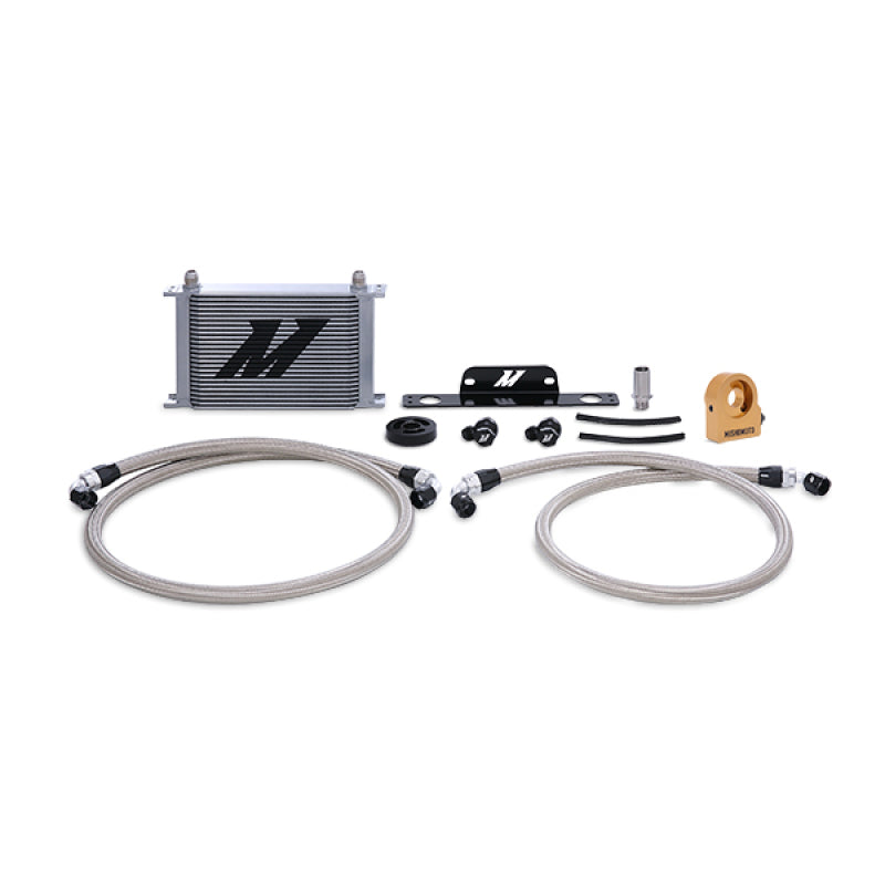Mishimoto MMOC-CSS-10TSL 10-15 Chevrolet Camaro SS Thermostatic Oil Cooler Kit - Silver