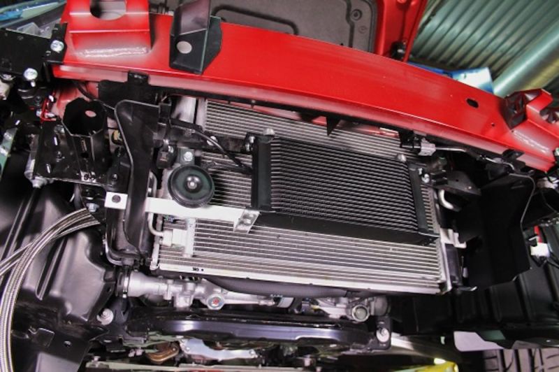 Mishimoto MMOC-MIA-16T 2016+ Mazda Miata Thermostatic Oil Cooler Kit - Silver