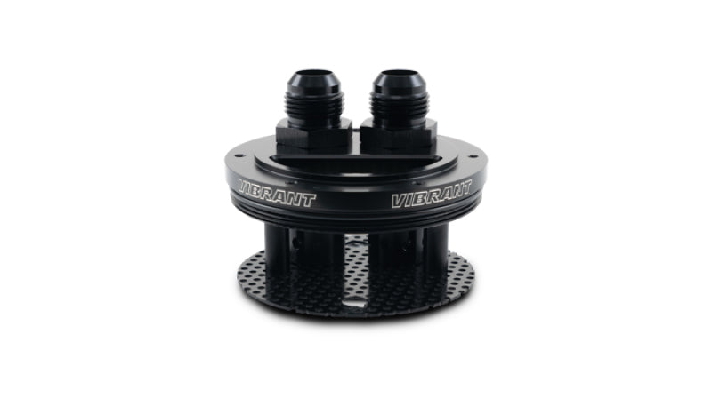Vibrant 12786 2-Port Catch Can Lid Assembly
