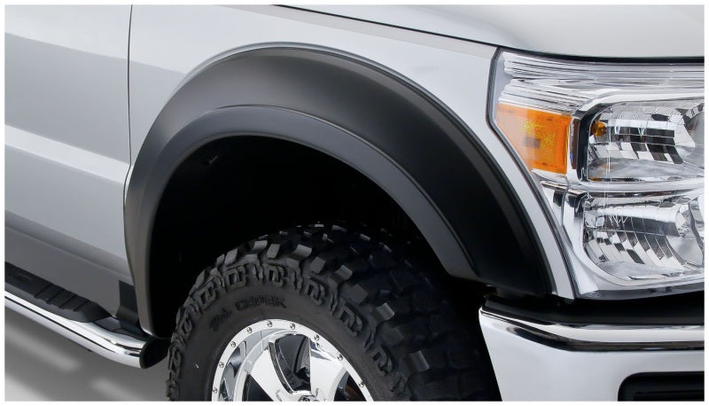 Bushwacker 20932-02 11-16 Ford F-350 Super Duty Styleside Extend-A-Fender Style Flares 4pc - Black
