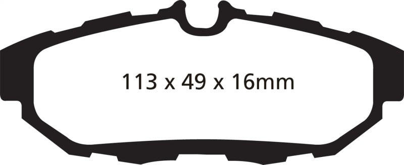 EBC DP41870R 10-14 Ford Mustang 3.7 Yellowstuff Rear Brake Pads