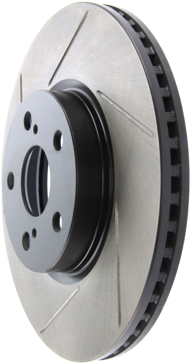 Stoptech 126.44160SR StopTech Power Slot 08-09 Scion xD / 09 Pontiac Vibe Slotted Right Front Rotor