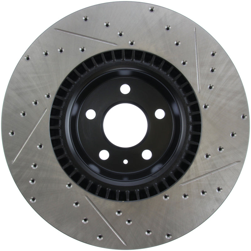 Stoptech 127.33134R StopTech Slotted & Drilled Sport Brake Rotor