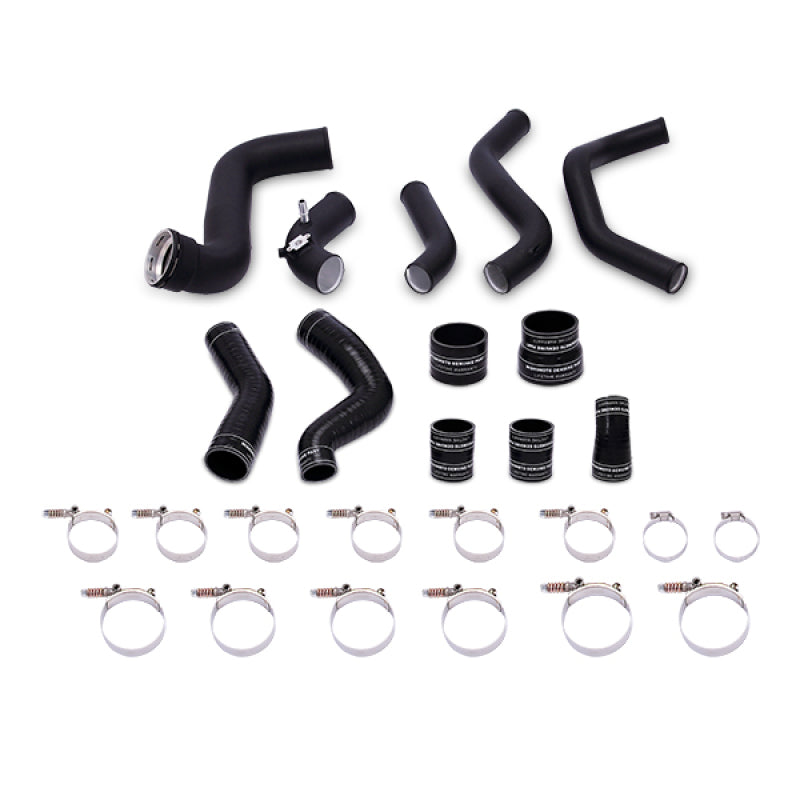 Mishimoto MMICP-F150-11KWBK 11-14 Ford F-150 3.5L Ecoboost Intercooler Kit w/ Pipes (Wrinkle Black)