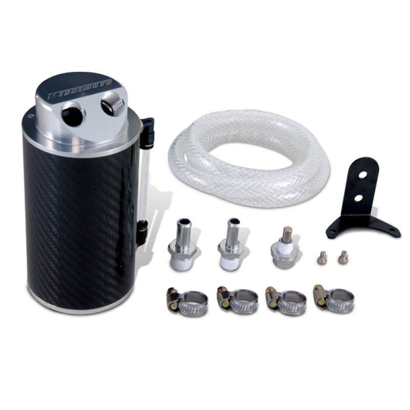 Mishimoto MMOCC-CF Carbon Fiber Oil Catch Can 10mm Fittings