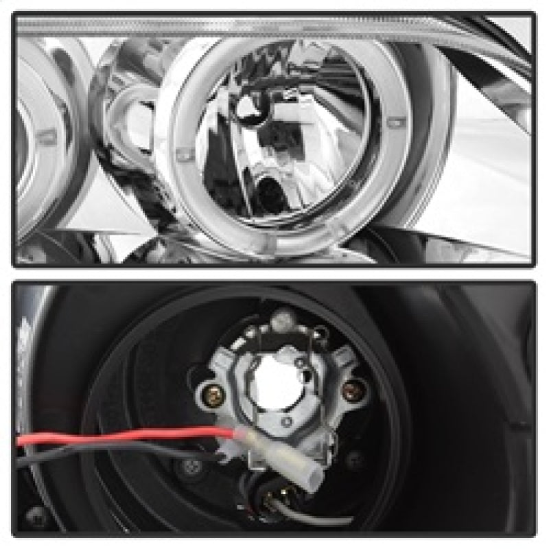 SPYDER 5009098 Spyder BMW Z3 96-02 Projector Headlights LED Halo Chrome High H1 Low H1 PRO-YD-BMWZ396-HL-C