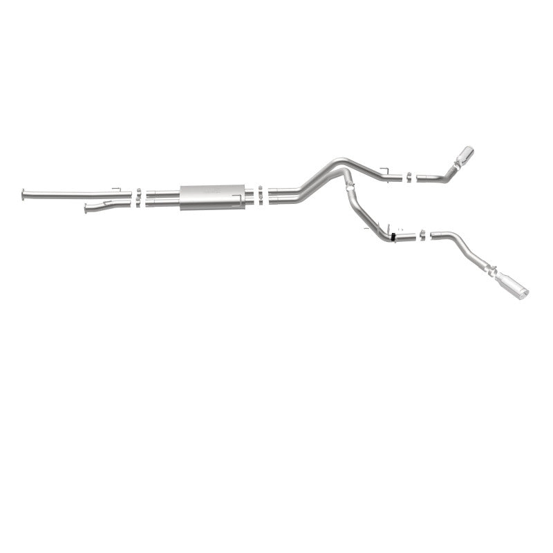 Magnaflow 19232 MagnaFlow Cat-Back 10-15 Toyota Tundra SC LB / CC SB 4.6L/5.7L V8 SS 2.5 Dual Split Rear 4in Tip
