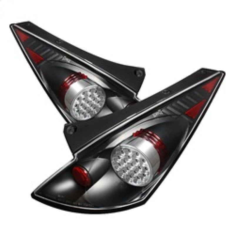 SPYDER 5006714 Spyder Nissan 350Z 03-05 LED Tail Lights Black ALT-YD-N350Z02-LED-BK