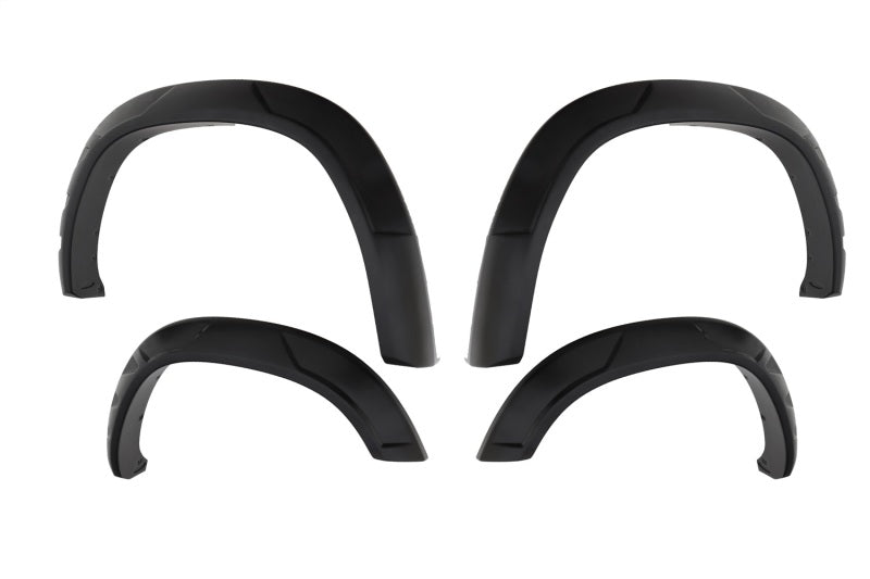 Bushwacker 20951-02 17-19 Ford F-250 Super Duty w/ 81.8in Bed DRT Style Flares 4pc - Black