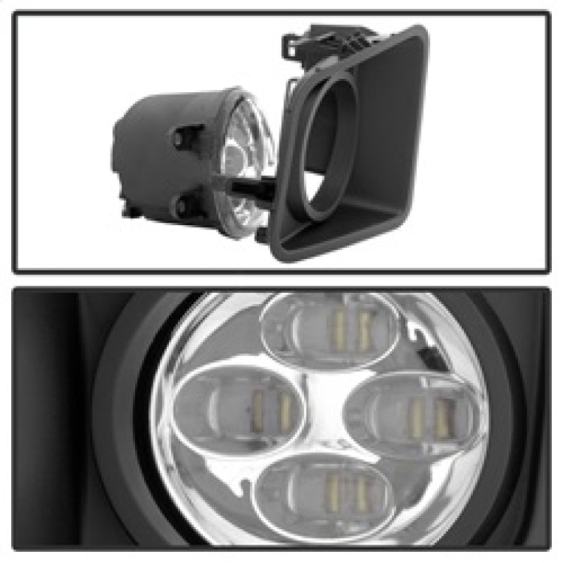 SPYDER 9031540 Spyder Toyota Tundra 2014-2016 Daytime DRL LED Running Fog Lights w/Switch Clear FL-DRL-TTU14-C
