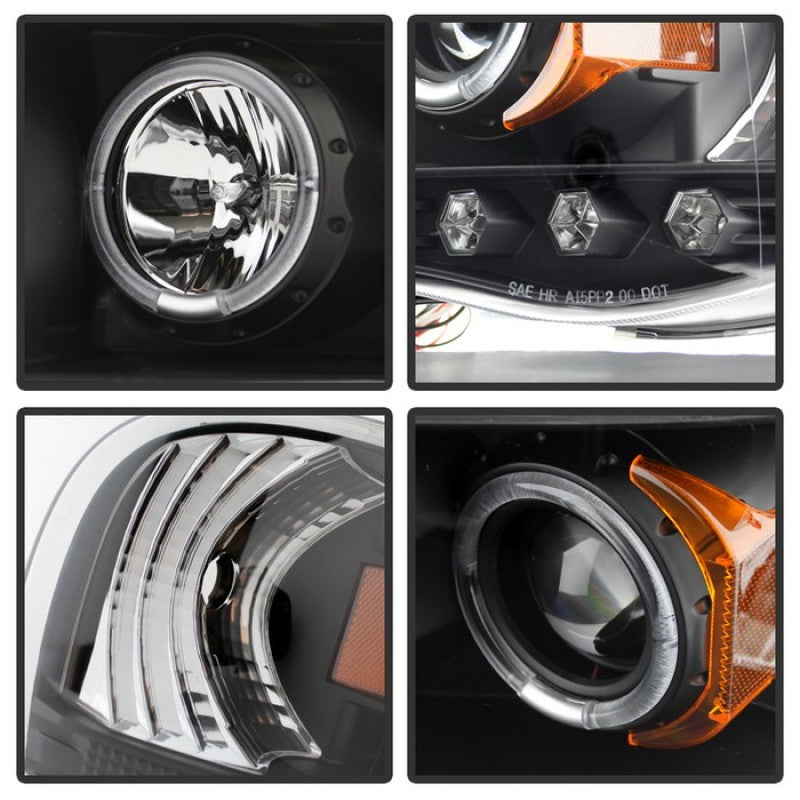 SPYDER 5009975 Spyder Dodge RAM 1500 02-05/RAM 2500 03-05 Projector Headlights LED Halo LED Blk PRO-YD-DR02-HL-BK