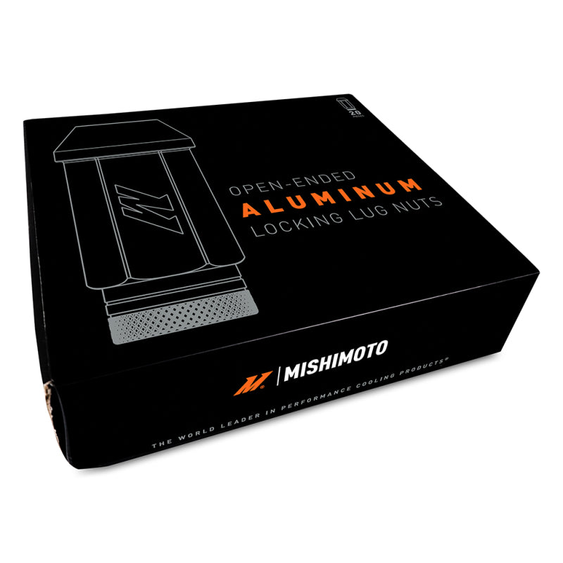 Mishimoto MMLG-15-20LNC Aluminum Locking Lug Nuts M12x1.5 20pc Set Neo Chrome