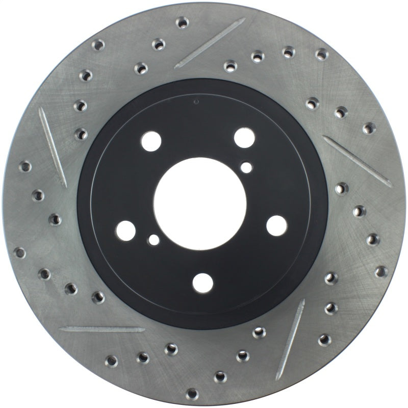 Stoptech 127.47012R StopTech Slotted & Drilled Sport Brake Rotor