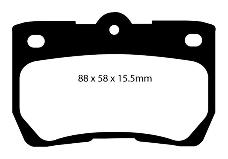 EBC DP31586C 06-07 Lexus GS300 3.0 Redstuff Rear Brake Pads