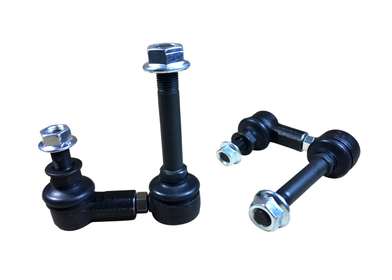 Whiteline KLC204 2008+ Nissan 370Z Z34 / 2008+ Infiniti G37 Front Swaybar Link Kit - Adj Ball End Links