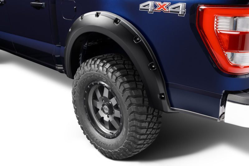 Bushwacker 20963-02 2021 Ford F-150 (Excl. Lightning) Pocket Style Flares 4pc - Black
