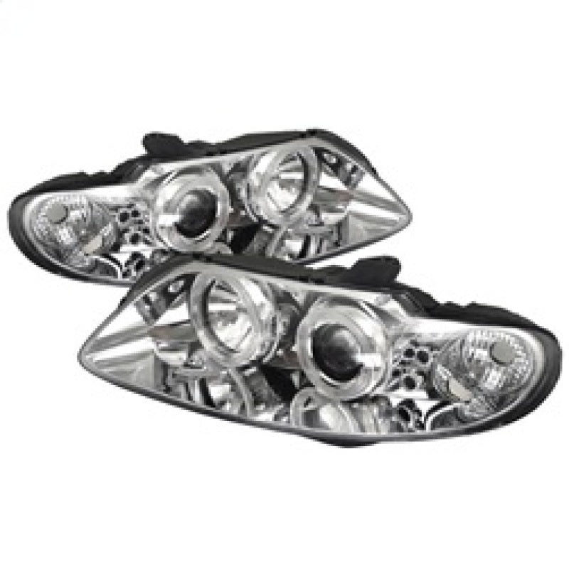 SPYDER 5011756 Spyder Pontiac GTO 04-06 Projector Headlights LED Halo LED Chrome High H1 Low H1 PRO-YD-PGTO04-HL-C