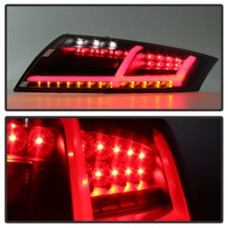 SPYDER 5081674 Spyder Audi TT 07-12 LED Tail Lights Black ALT-YD-ATT07-LED-BK