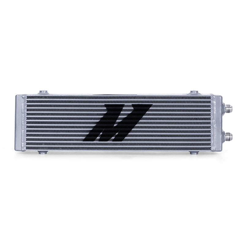 Mishimoto MMOC-DP-LSL Universal Large Bar and Plate Dual Pass Silver Oil Cooler