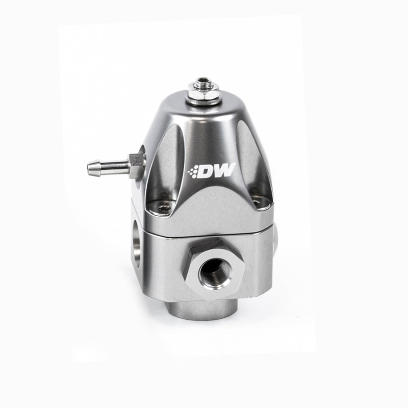 DeatschWerks 6-1002-FRT DWR1000c Adjustable Fuel Pressure Regulator Dual 6AN Inlet and 6AN Outlet - Titanium