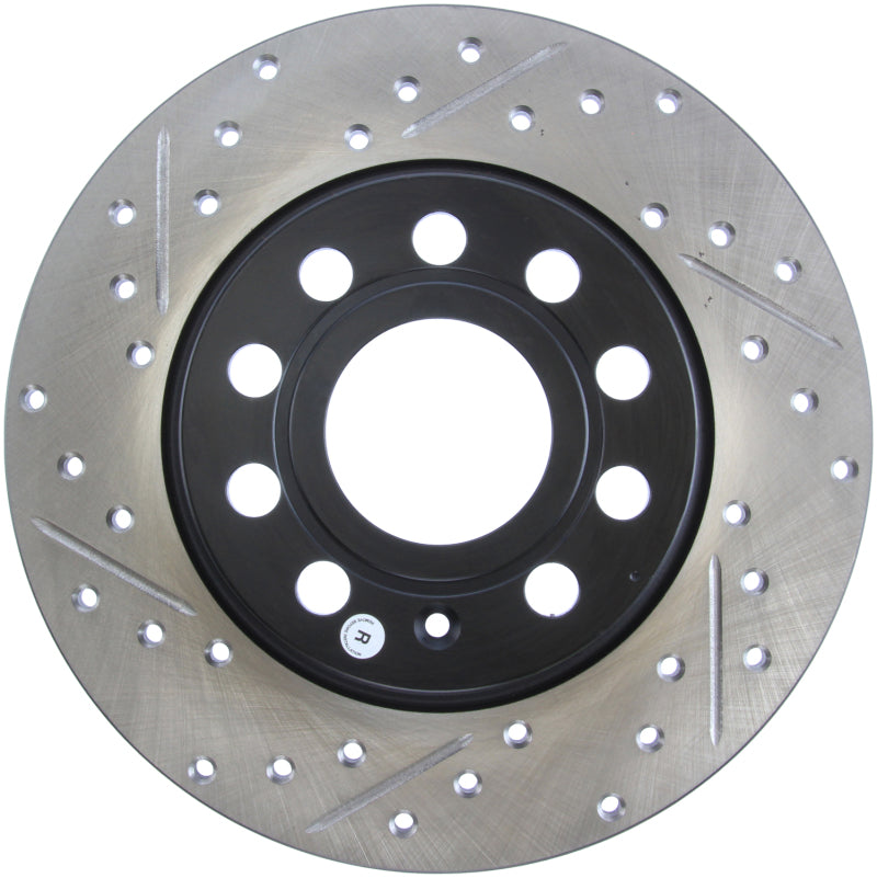 Stoptech 127.33131R StopTech Slotted & Drilled Sport Brake Rotor