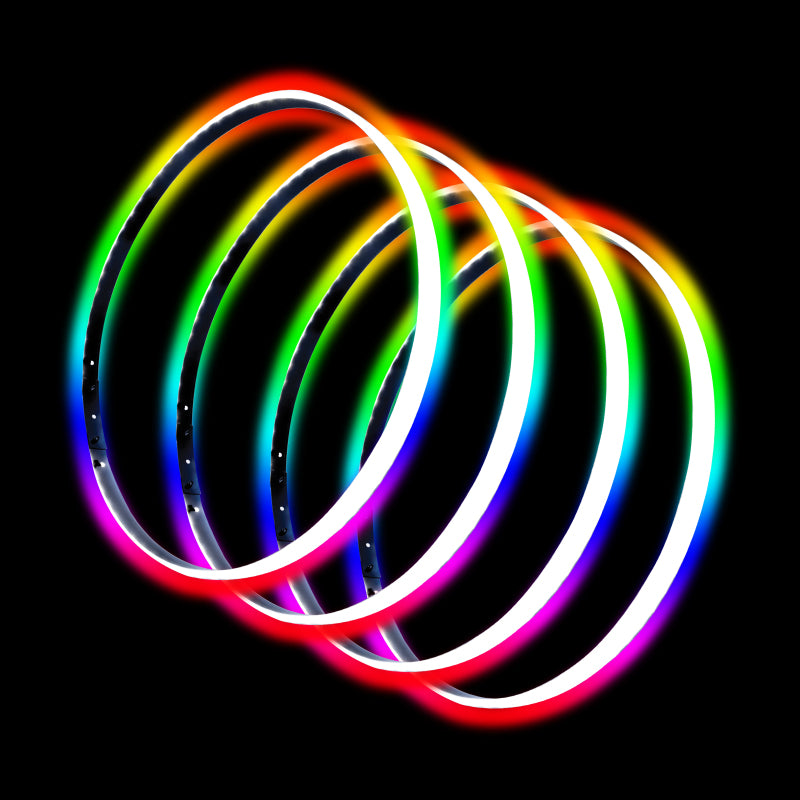 ORACLE Lighting 4215-334 Oracle LED Illuminated Wheel Rings - ColorSHIFT No Remote - ColorSHIFT No Remote SEE WARRANTY