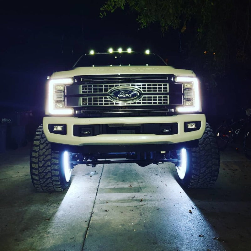 ORACLE Lighting 4228-001 Oracle LED Illuminated Wheel Rings - Double LED - White SEE WARRANTY
