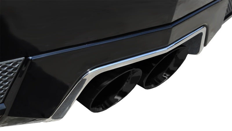 CORSA Performance 14942BLK Corsa 2011-2015 Cadillac CTS Coupe V 6.2L V8 Black Sport Axle-Back Exhaust