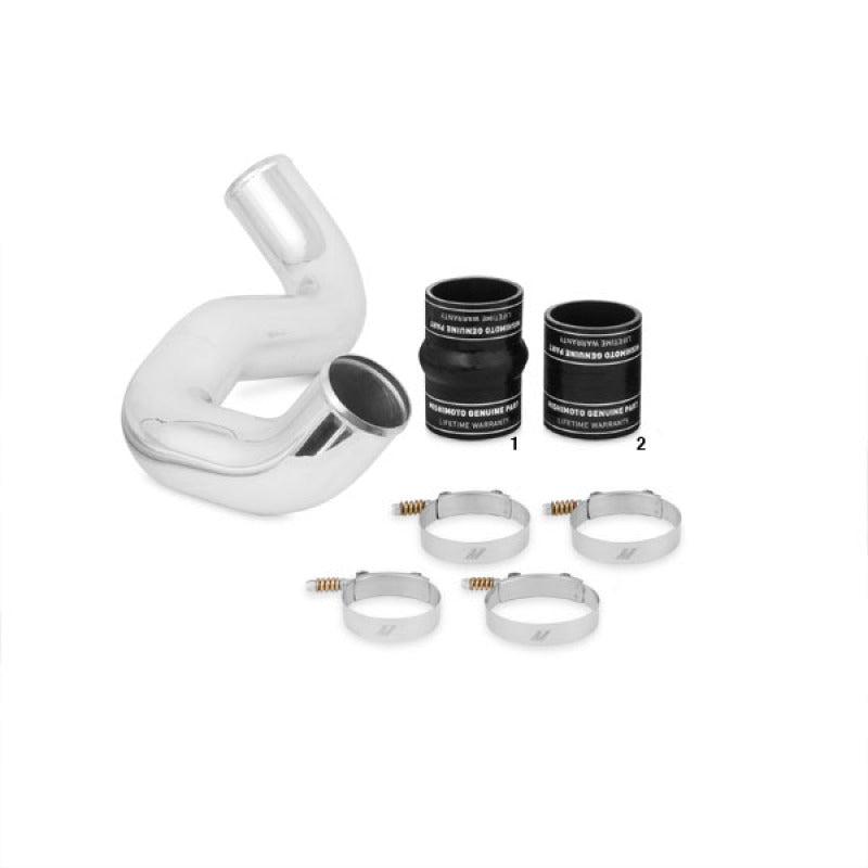 Mishimoto MMICP-F2D-03CBK 03-07 Ford 6.0L Powerstroke Cold-Side Intercooler Pipe and Boot Kit