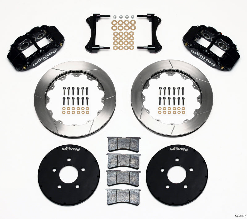 Wilwood 140-9107 Narrow Superlite 6R Front Hat Kit 12.88in 1994-2004 Mustang