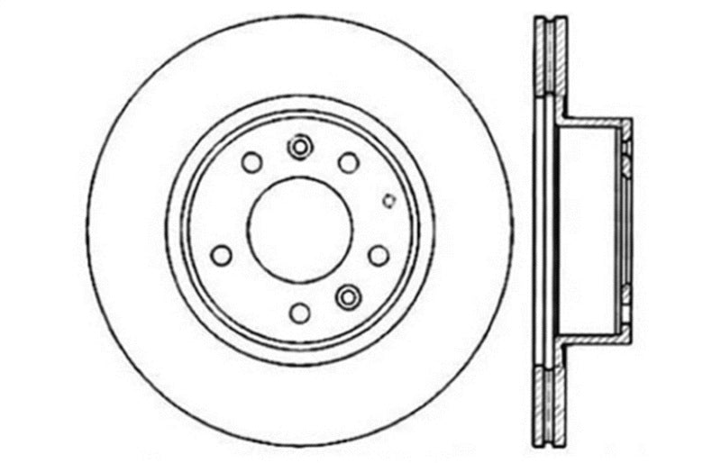 Stoptech 127.45051R StopTech Slotted & Drilled Sport Brake Rotor