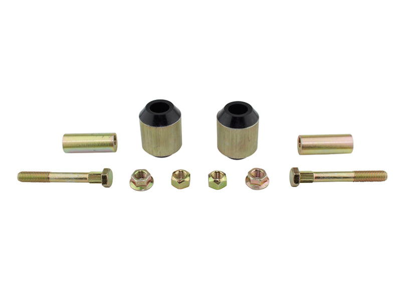 Whiteline W62384 Plus 04/91-05/01 BMW 3 Series Rear Lower/Upper Outer Control Arm Bushing Kit (Camber Adj)