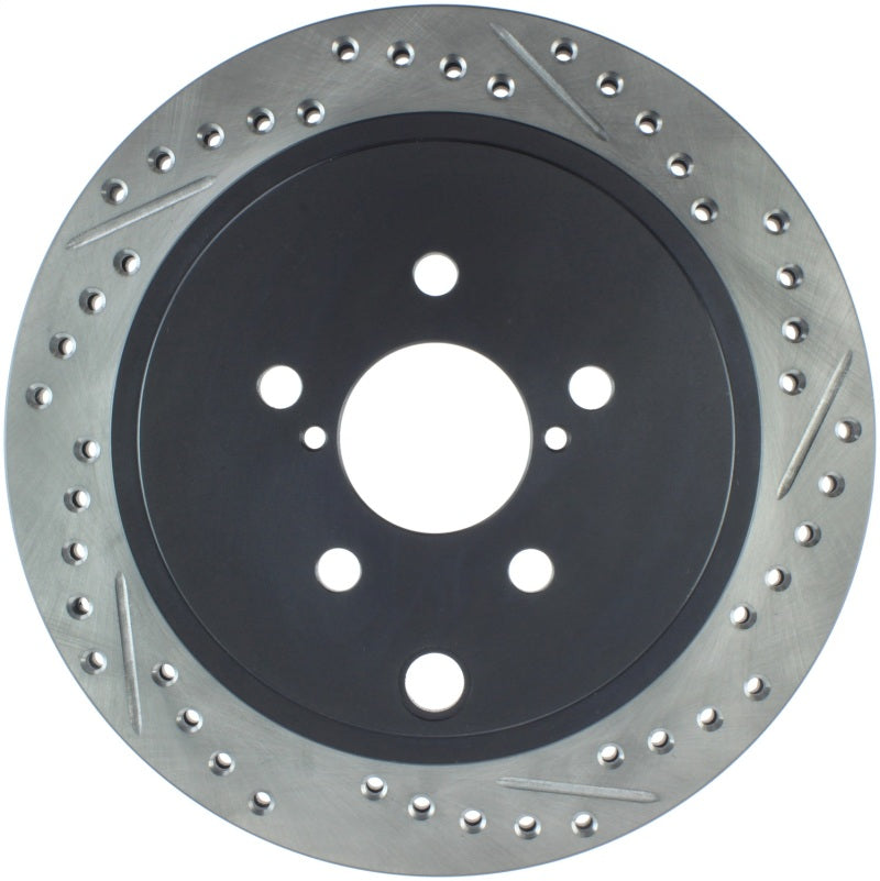 Stoptech 127.47031L StopTech Slotted & Drilled Sport Brake Rotor