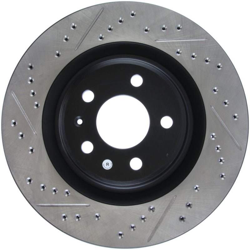 Stoptech 127.33137R StopTech Slotted & Drilled Sport Brake Rotor