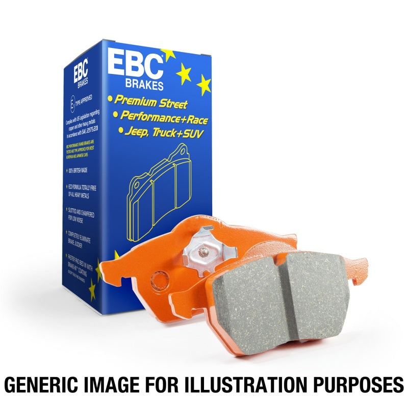 EBC ED91888 2016+ Chrysler Pacifica (Ru) 3.6L Extra Duty Front Brake Pads