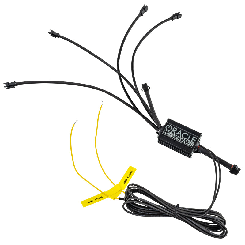 ORACLE Lighting 1335-332 Oracle 15-17 Ford Mustang V6/GT/Shelby Dynamic DRL w/ Halo Kit - ColorSHIFT - Dynamic SEE WARRANTY
