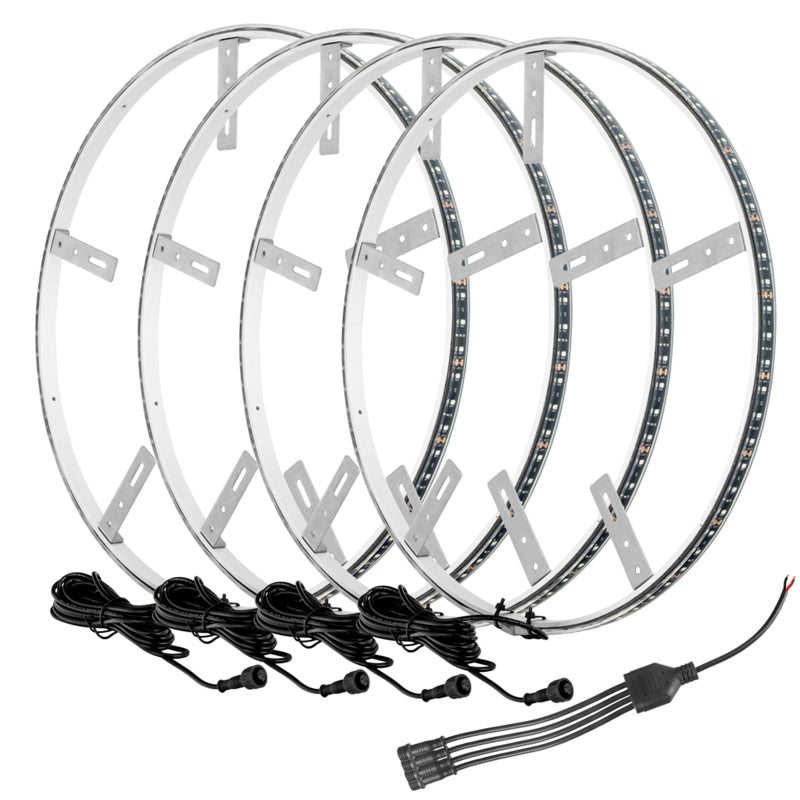 ORACLE Lighting 4215-332 Oracle LED Illuminated Wheel Rings - ColorSHIFT Dynamic - ColorSHIFT - Dynamic SEE WARRANTY