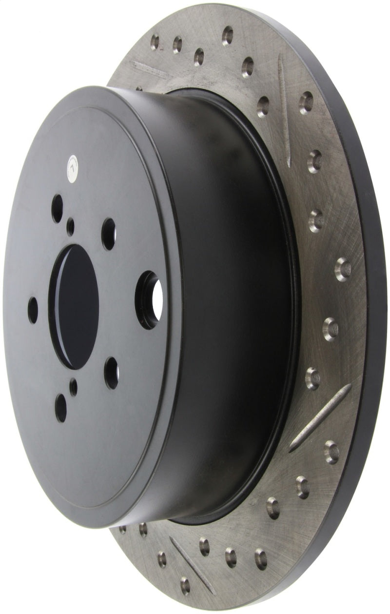 Stoptech 127.47029L StopTech 08-10 Impreza WRX (Exc STi)/08-10 Impreza Coupe/Sedan Slotted & Drilled Left Rear Rotor