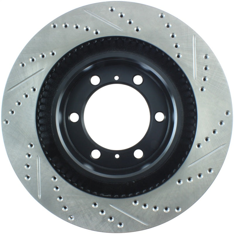 Stoptech 127.44174R StopTech Slotted & Drilled Sport Brake Rotor